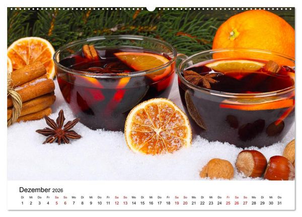 Produktbild: Weinkalender (Wandkalender 2026 DIN A2 quer), CALVENDO Monatskalender