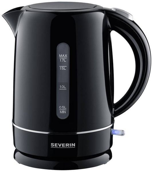 Produktbild: Severin 4322 Wasserkocher schnurlos, &Uuml;berhitzungsschutz Schwarz Fassungsverm&ouml;gen: 1.7 l