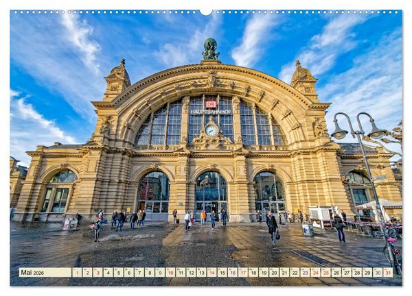 Produktbild: Frankfurt - meine Stadt mit viel Herz (hochwertiger Premium Wandkalender 2026 DIN A2 quer), Kunstdruck in Hochglanz