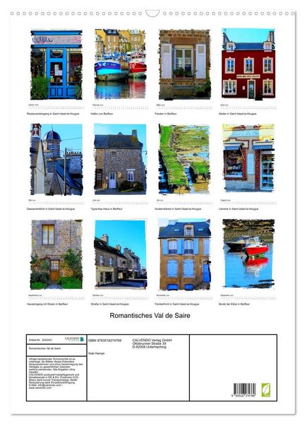 Produktbild: Romantisches Val de Saire (Wandkalender 2026 DIN A2 hoch), CALVENDO Monatskalender