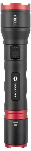 Produktbild: TOOLCRAFT TO-9927678 Handlampe verstellbar, Einstellbare Punktgr&ouml;&szlig;e, mit Stroboskopmodus, mit USB-Schnittstelle Li-Ionen Akkus