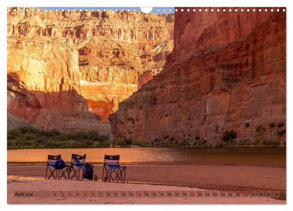 Produktbild: Colorado River Rafting im Grand Canyon (Wandkalender 2026 DIN A3 quer), CALVENDO Monatskalender