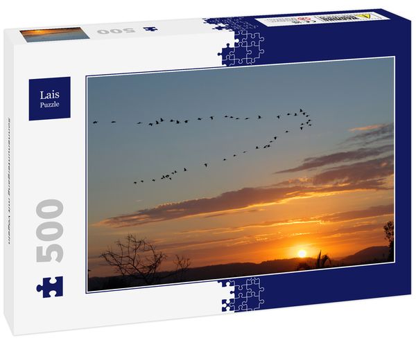 Produktbild: Lais Puzzle Sonnenuntergang mit V&ouml;geln 500 Teile