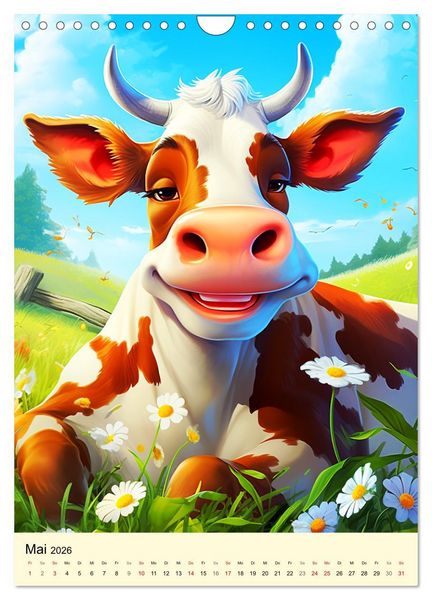 Produktbild: Bauernhof. Tierischer Humor auf dem Land (Wandkalender 2026 DIN A4 hoch), CALVENDO Monatskalender