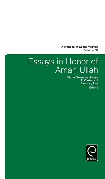 Produktbild: Essays in Honor of Aman Ullah