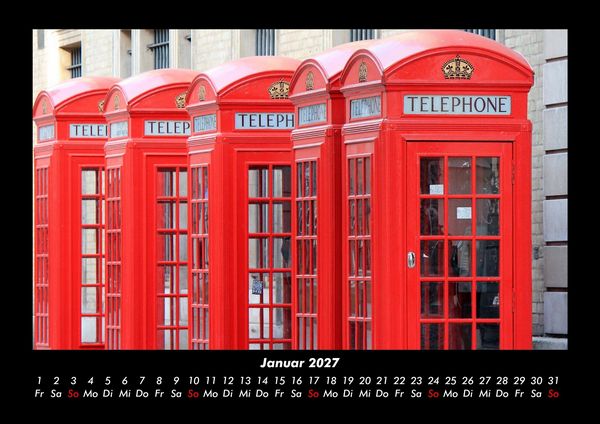 Produktbild: London 2027 Fotokalender DIN A3