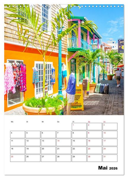 Produktbild: Karibik pur - mit Charme und Zauber (Wandkalender 2026 DIN A3 hoch), CALVENDO Monatskalender