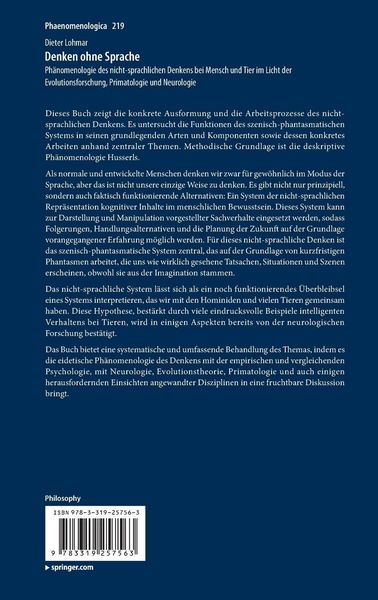 Produktbild: Denken ohne Sprache