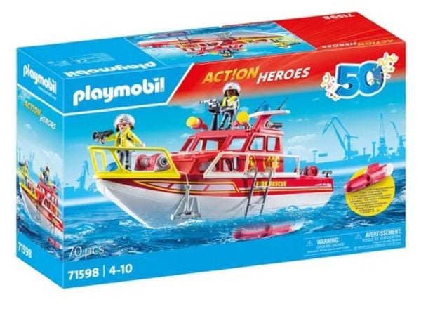 Playmobil® ACT!ON HEROES Feuerlöschboot 71598