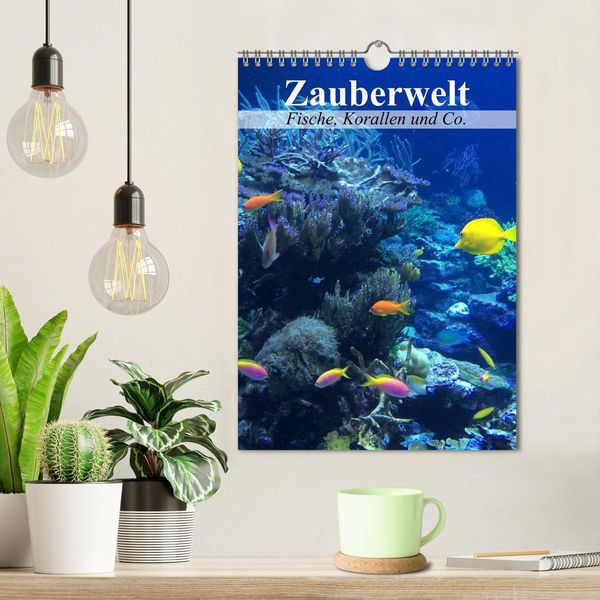 Produktbild: Zauberwelt. Fische, Korallen und Co. (Wandkalender 2026 DIN A4 hoch), CALVENDO Monatskalender