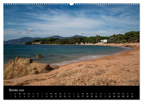 Produktbild: Les plus belles plages de Corse (Calendrier mural 2026 DIN A2 vertical) calendrier de bureau