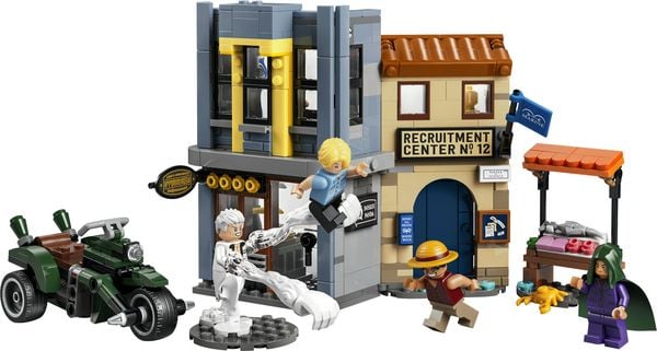 Produktbild: LEGO ONE PIECE 75642 Showdown mit Kapit&auml;n Smoker, Spielzeug ab 9 Jahren