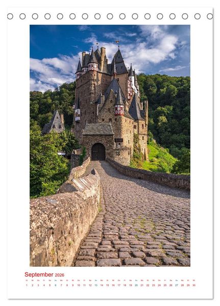Produktbild: Fotografische Reise durch Deutschland (Tischkalender 2026 DIN A5 hoch), CALVENDO Monatskalender