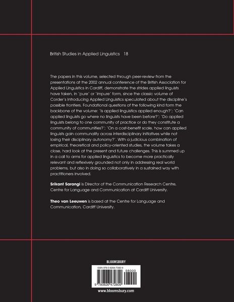 Produktbild: Applied Linguistics & Communities of Practice