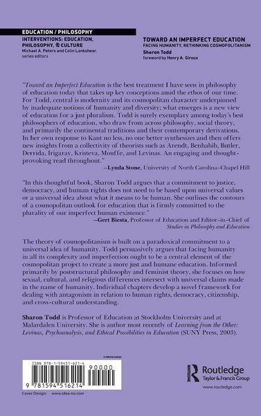 Produktbild: Toward an Imperfect Education