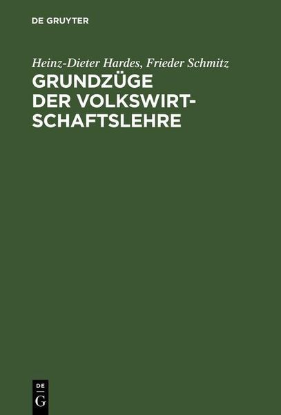 Produktbild: Grundz&uuml;ge der Volkswirtschaftslehre