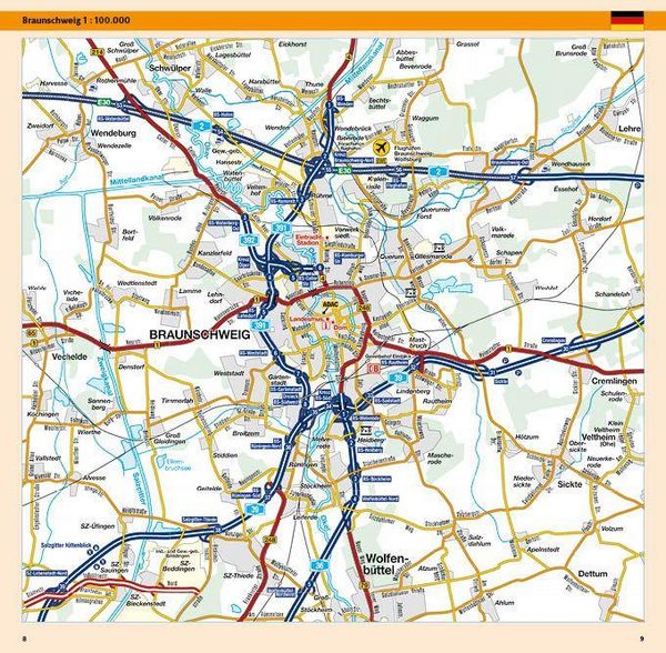 Produktbild: ADAC Bundesl&auml;nderkarte Deutschland 03 Niedersachsen, Bremen 1:300.000