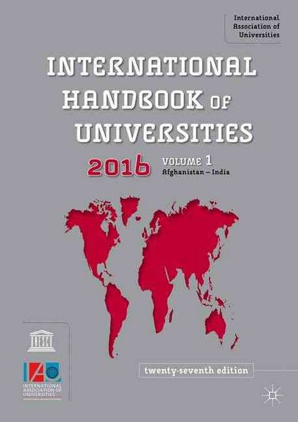 Produktbild: International Handbook of Universities 2016