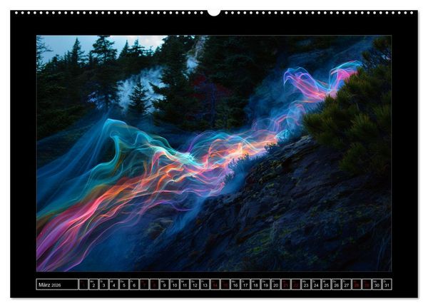 Produktbild: Spektraler Zauber (Wandkalender 2026 DIN A2 quer), CALVENDO Monatskalender