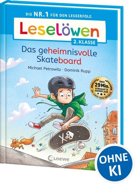 Produktbild: Lesel&ouml;wen 2. Klasse - Das geheimnisvolle Skateboard