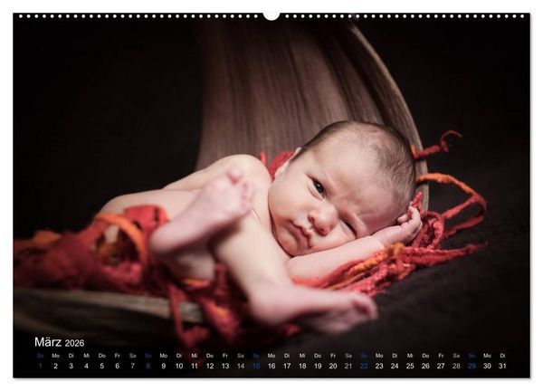 Produktbild: Baby - s&uuml;&szlig;e Tr&auml;ume (Wandkalender 2026 DIN A2 quer), CALVENDO Monatskalender