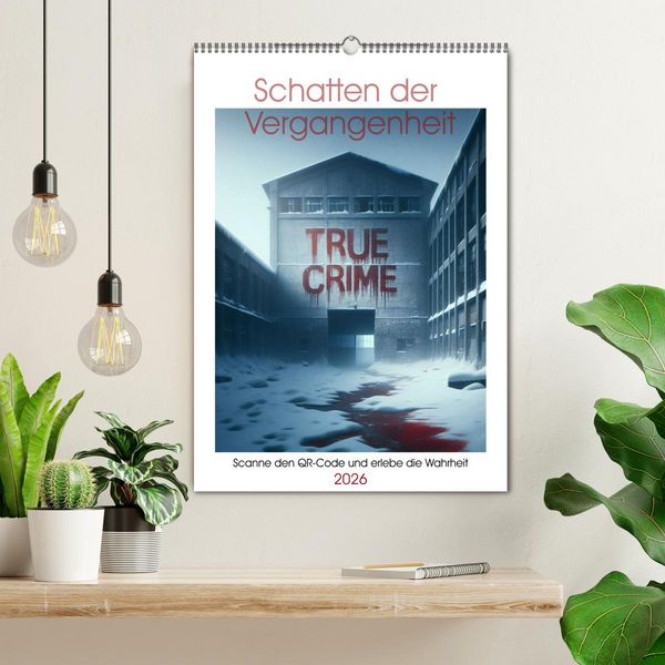 Produktbild: True Crime - Schatten der Vergangenheit (Wandkalender 2026 DIN A2 hoch), CALVENDO Monatskalender