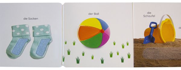 Produktbild: Erstes Lernen F&uuml;hl-Leporello. Erste W&ouml;rter