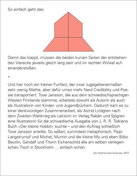 Produktbild: Der Mathematik-Kalender Tagesabrei&szlig;kalender 2027 - Nachts teile ich heimlich durch Null