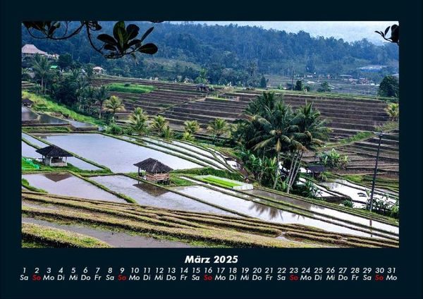 Produktbild: Indonesiens Sch&ouml;nheit 2025 Fotokalender DIN A4