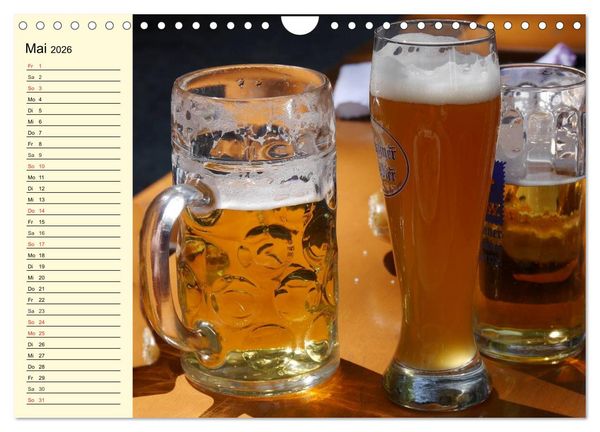 Produktbild: Bier. Die Kunst des Bierbrauens. Impressionen (Wandkalender 2026 DIN A4 quer), CALVENDO Monatskalender