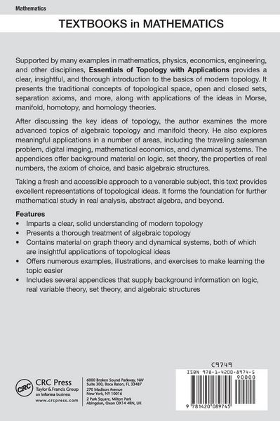 Produktbild: Essentials of Topology with Applications