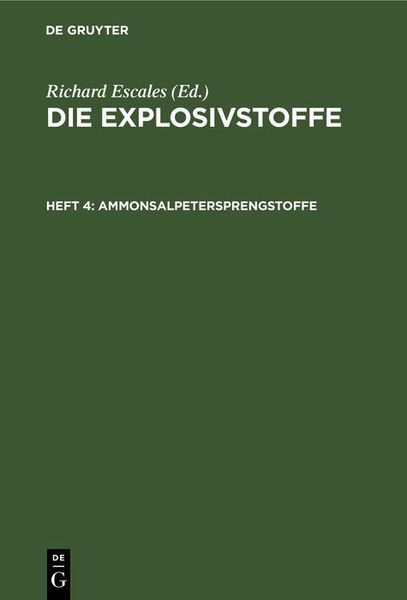 Produktbild: Ammonsalpetersprengstoffe