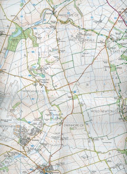 Produktbild: Lincolnshire Wolds North 1 : 25 000