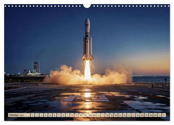 Produktbild: Wettrennen ins All (Wandkalender 2027 DIN A3 quer), CALVENDO Monatskalender