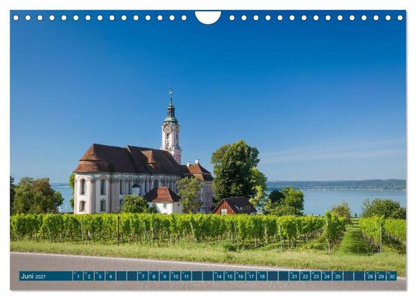 Produktbild: Bayern - Sehensw&uuml;rdigkeiten vom Allg&auml;u bis zum K&ouml;nigssee (Wandkalender 2027 DIN A4 quer), CALVENDO Monatskalender