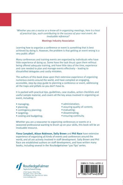 Produktbild: Essential Tips for Organizing Conferences & Events