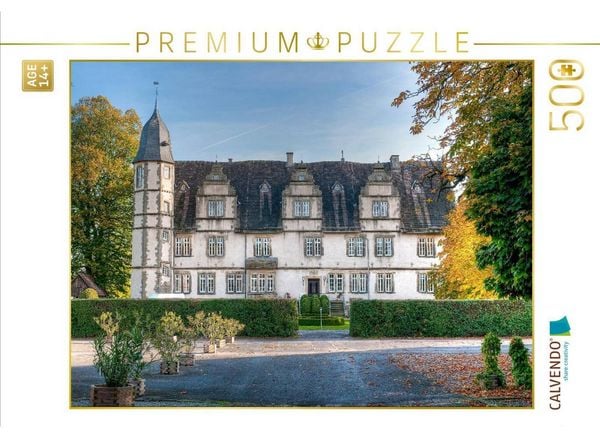 CALVENDO Puzzle Schloss Wendlinghausen | 500 Teile Lege-Größe 48 × 36 cm Foto-Puzzle für Erwachsene