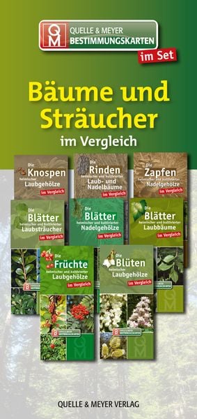 Bestimmungskarten-Set „Bäume und Sträucher“, Set von , Quelle & Meyer, 9783494019819