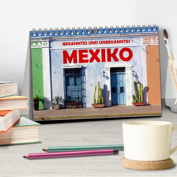 Produktbild: Bekanntes und Unbekanntes MEXIKO (Tischkalender 2026 DIN A5 quer), CALVENDO Monatskalender