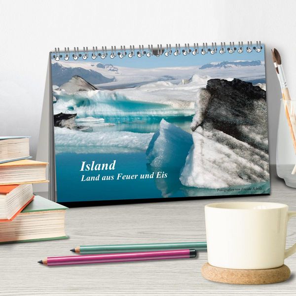Produktbild: Island (Tischkalender 2026 DIN A5 quer), CALVENDO Monatskalender