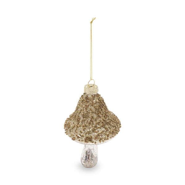 Produktbild: Glasanh&auml;nger "Pilz", gold