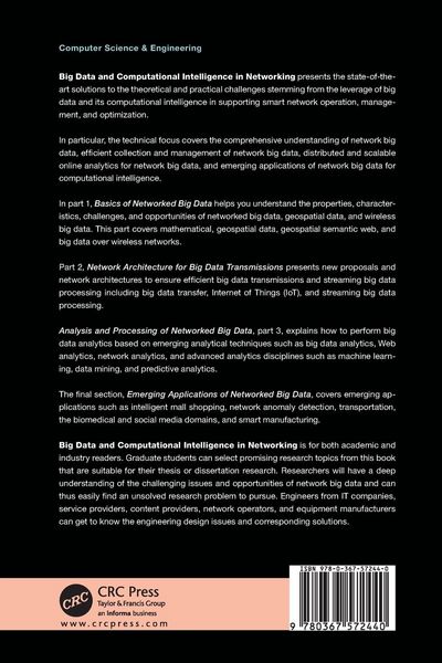 Produktbild: Big Data and Computational Intelligence in Networking