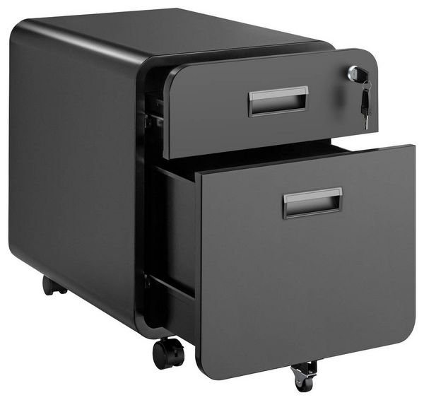 Produktbild: SpeaKa Professional Rollcontainer SP-MFC-001 Schwarz (matt) (B x H x T) 394 x 500 x 497 mm 1 St. SP-13497416