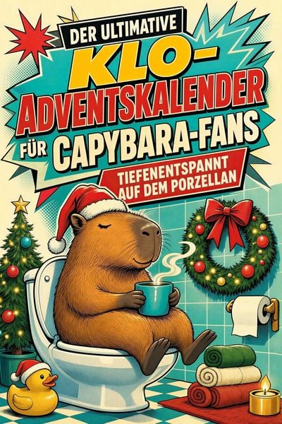 Produktbild: Der ultimative Klo-Adventskalender f&uuml;r Capybara-Fans