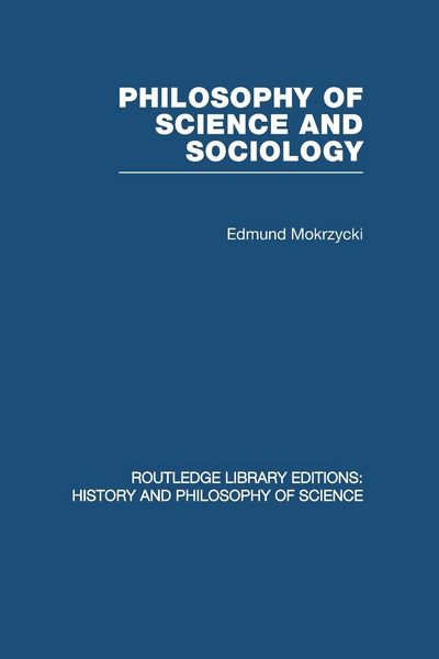 Produktbild: Philosophy of Science and Sociology