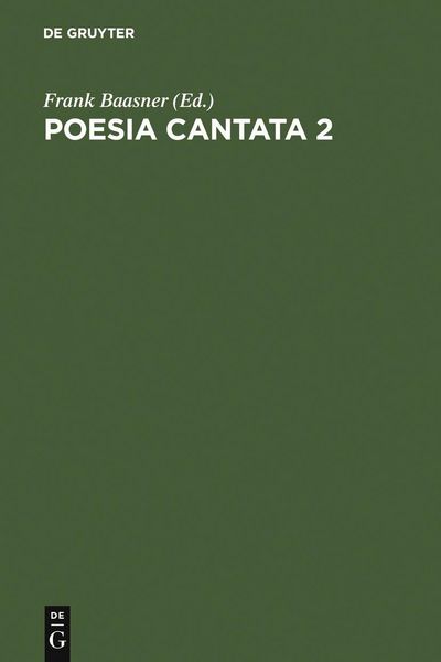 Produktbild: Poesia cantata 2