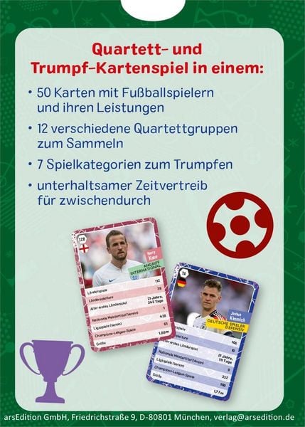 Produktbild: Fu&szlig;ball-Quartett