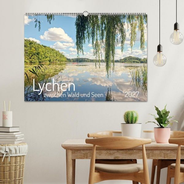 Produktbild: Lychen - zwischen Wald und Seen (Wandkalender 2027 DIN A2 quer), CALVENDO Monatskalender