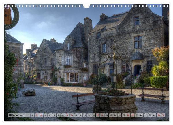 Produktbild: Rochefort-en-Terre, das Reiseziel in der Bretagne (Wandkalender 2027 DIN A3 quer), CALVENDO Monatskalender