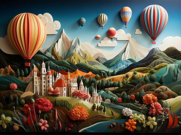 Produktbild: CALVENDO Puzzle Ein Motiv aus dem Kalender Paper Art | 1000 Teile Lege-Gr&ouml;&szlig;e 64x48cm Foto-Puzzle f&uuml;r gl&uuml;ckliche Stunden
